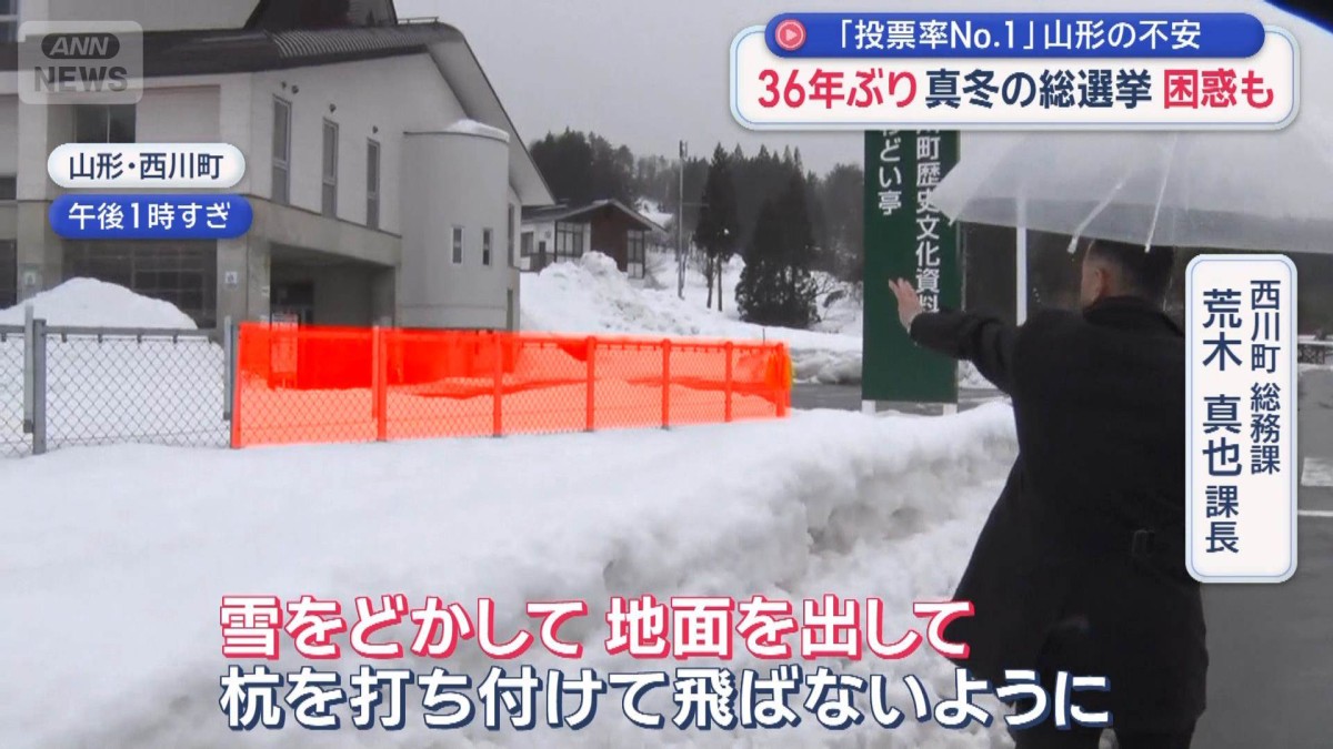 36年ぶり「真冬の総選挙」雪国は困惑　“投票率No.1”山形の不安