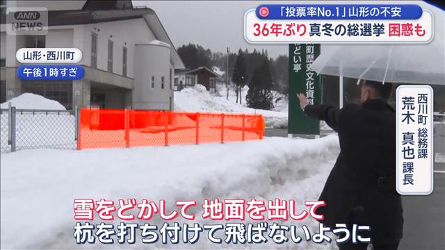 36年ぶり「真冬の総選挙」雪国は困惑　“投票率No.1”山形の不安