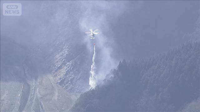 相次ぐ山火事　山梨は避難指示すべて解除　静岡は約5.5ha焼失　消火活動続く　