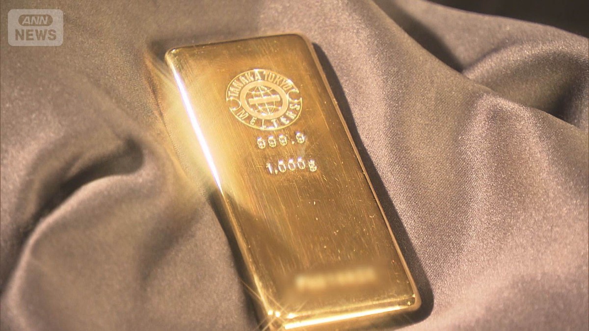 金の小売価格 初の2万7000円台 最高値更新 グリーンランド巡る地政学