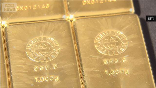 金の国内小売価格 最高値更新　初の2万8000円台に迫る