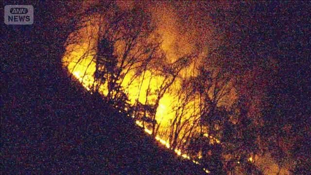 山梨の山火事 発生から17日目で鎮圧　約396ha焼ける