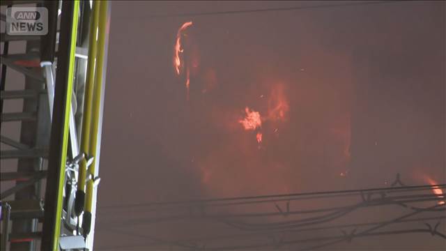 家具製造会社が入るビルで火災　大阪・松原市