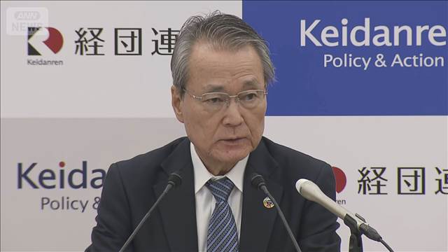 消費税の減税に経団連会長が“注文”