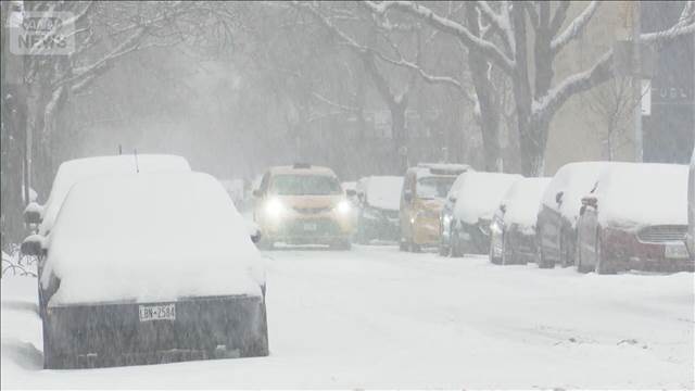 米に「モンスター級」寒波　死者34人、多くが低体温症　積雪、停電、欠航…影響長期化
