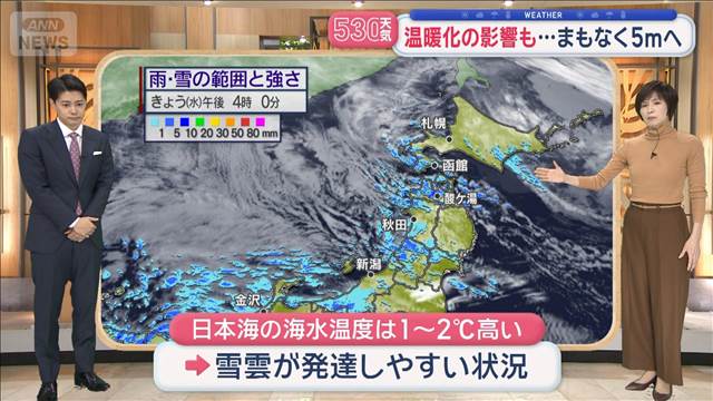 【全国の天気】各地で記録的大雪　温暖化の影響も…まもなく積雪5メートルへ