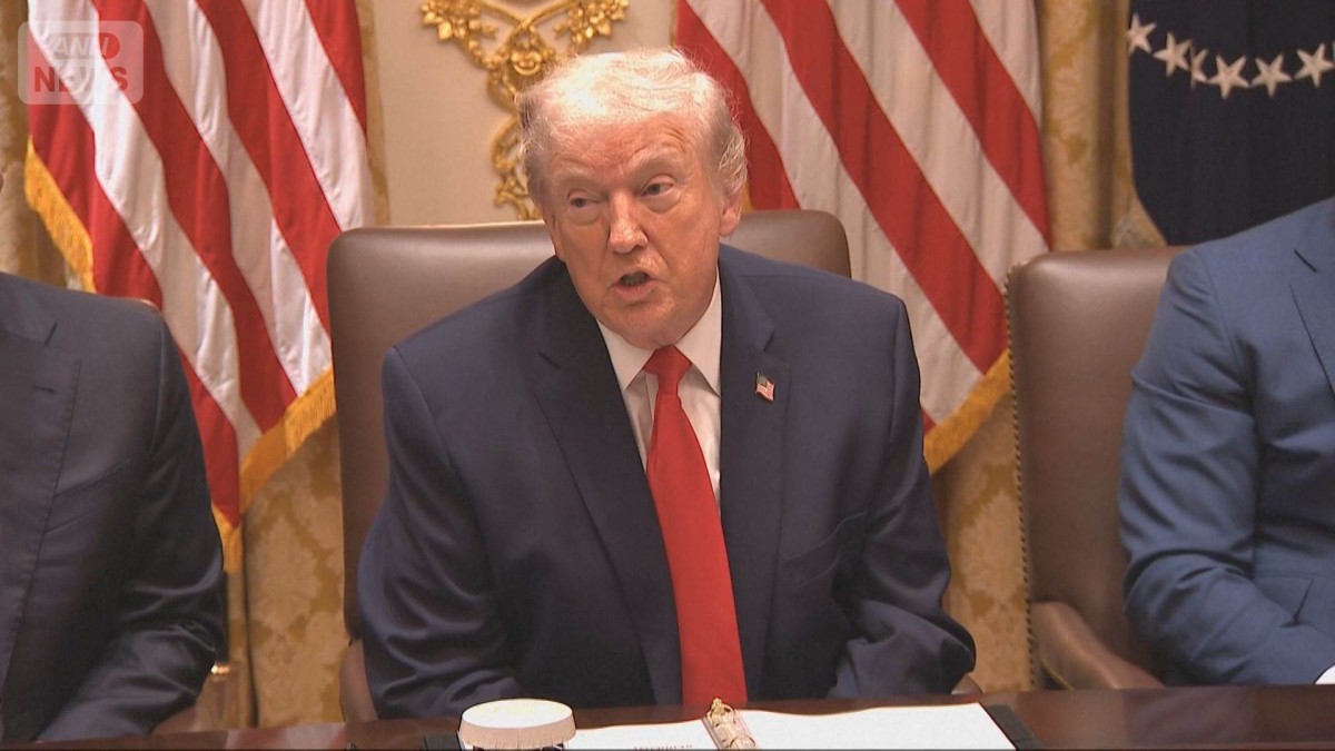 トランプ大統領「日米の鉄の生産量が逆転」　関税政策の成果を強調