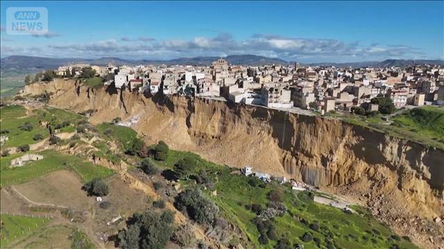 伊シチリア島で4キロの地滑り　1500人超が避難