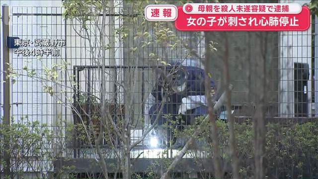 【速報】東京・武蔵野市で女の子が刺され心肺停止　母親を殺人未遂容疑で逮捕