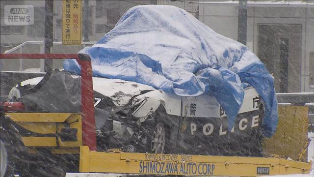 ランボルギーニ事故逃走　中国人逮捕　大雪の築地大橋でパトカーに…警官2人が重傷
