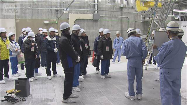 東海第二原発を周辺首長が視察