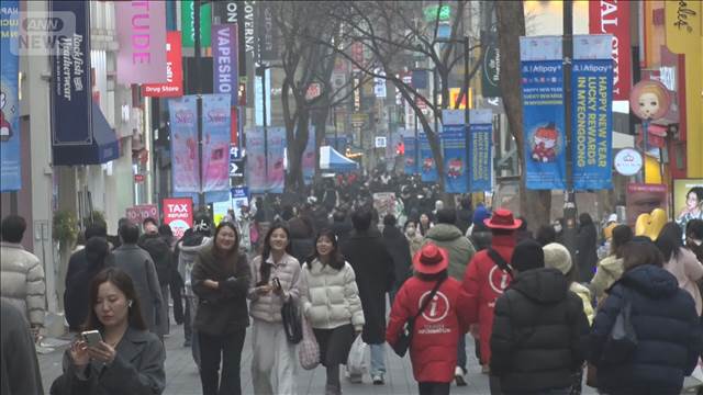 春節休みの訪韓中国人観光客　去年比“4割増し”見込み　すでに賑わい「体感で7割増」