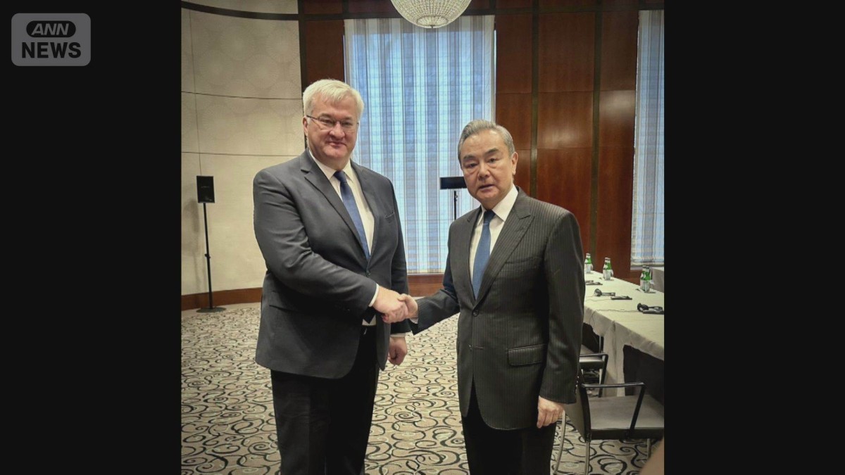 ウクライナに中国が人道支援を表明　ドイツで外相会談「戦争終結への役割を議論」