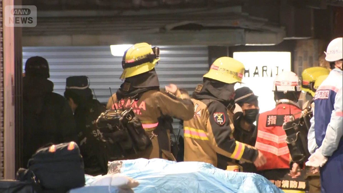 【速報】大阪・道頓堀で男が3人を刃物で刺し逃走　17歳男性が死亡　大阪府警