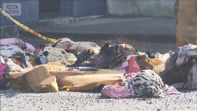 「2階から火が見えます」 甲府市でアパート火災　火元の部屋から1人の遺体