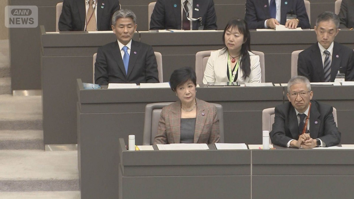 東京都議会が開会 過去最大規模の予算案審議へ 電柱の新設原則禁止の日本初の条例案も