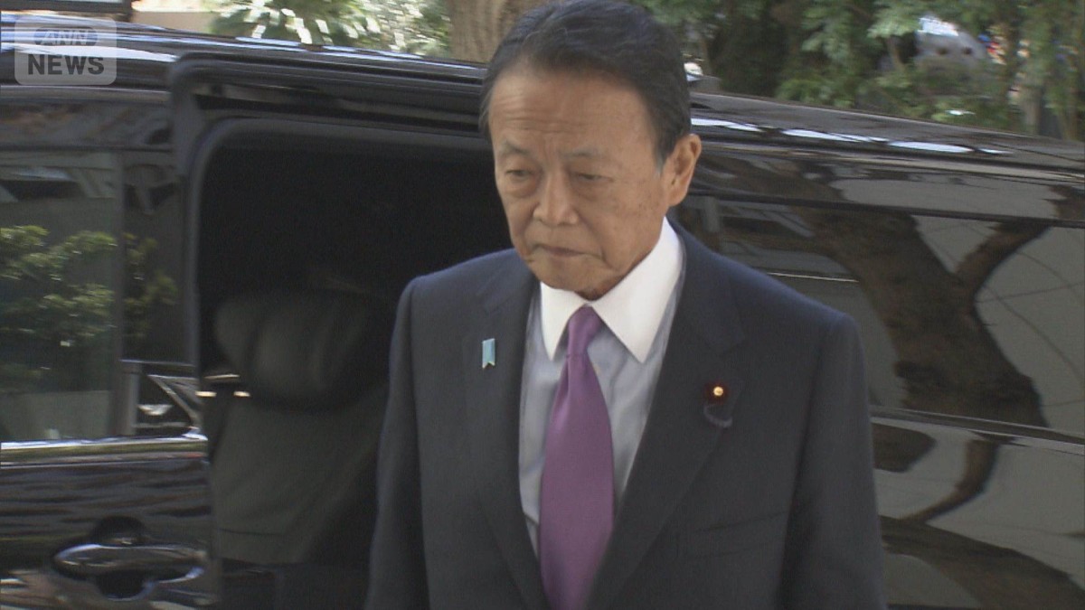 麻生派が60人に　新人議員11人が参加　麻生氏「明るく希望持って活動を」