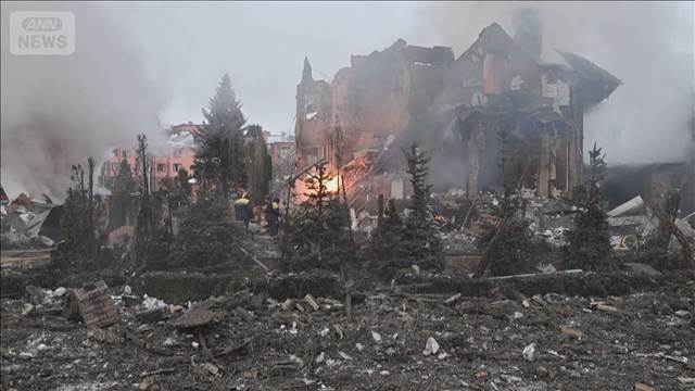 ウクライナ キーウ郊外の攻撃で1人死亡　西部で複数人死傷の爆発事件も　複数人拘束