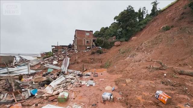 ブラジルで豪雨　23人死亡47人不明 2月として観測史上最高雨量　洪水や土砂崩れ発生