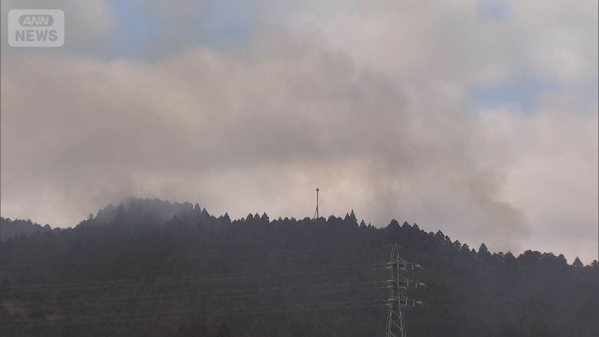 茨城の山火事7日目でほぼ消し止め 約18ヘクタール焼ける　鎮火に向け消火活動継続