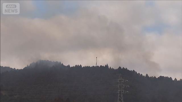 茨城の山火事7日目でほぼ消し止め 約18ヘクタール焼ける　鎮火に向け消火活動継続