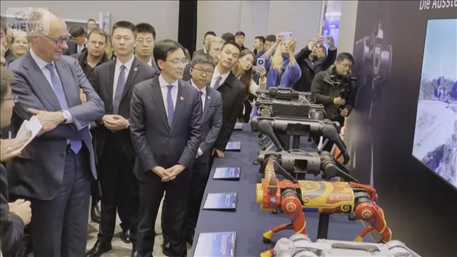 ドイツ首相　中国ロボット開発企業を視察