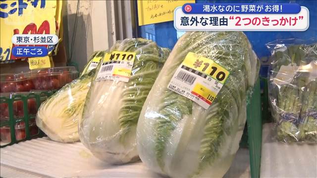 渇水なのに野菜がお得！ 意外な理由“2つのきっかけ”
