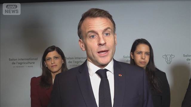 仏大統領「誠実な交渉に着手せよ」　イラン政権に対して主張　体制転換にも言及