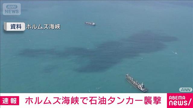 ホルムズ海峡で石油タンカー襲撃 乗組員4人負傷　インド国籍とイラン国籍の計20人乗船