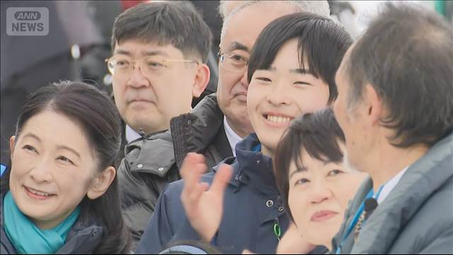 北海道訪問の紀子さま 悠仁さま　冬季スポーツの世界大会を観戦