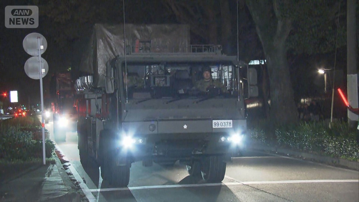 長射程ミサイル配備を熊本市などにきょうにも通知へ 発射装置搬入