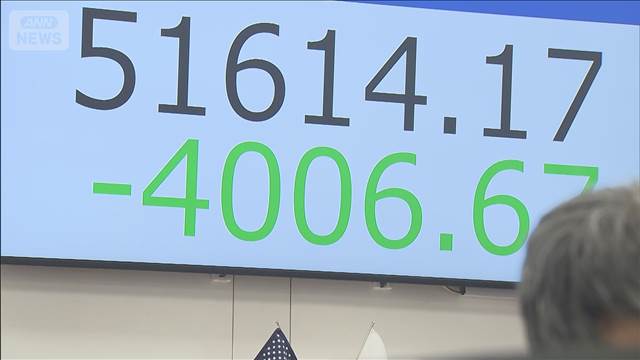 売りが売り呼び4000円超値下がり…原油急騰で日経平均株価急落　日本経済に懸念