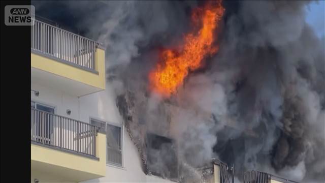 5階建て共同住宅で火災　高齢男性と連絡取れず　札幌市南区