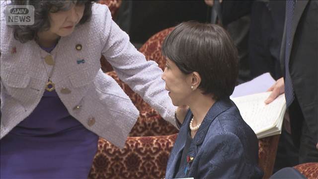 高市総理 風邪疑いで外交日程キャンセル 国会で予算委終了後しばらく立ち上がれず