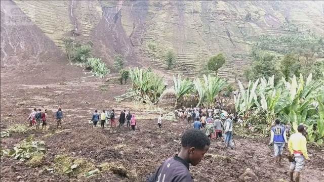 エチオピアで地滑り　50人死亡　125人行方不明　3日間続いた雨で…捜索活動続く