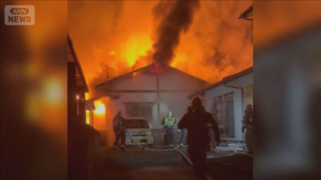 80代女性の住宅が全焼　焼け跡から1人の遺体　熊本市