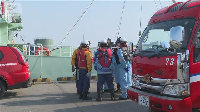 青森・三沢市沖で貨物船と漁船が衝突　漁船が沈没し4人意識不明