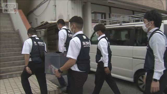 船運航の関係先に家宅捜索　沖縄・辺野古沖で船転覆 2人死亡