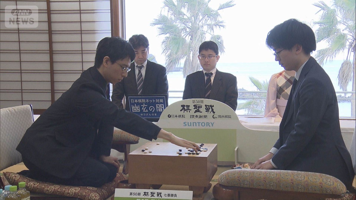 【速報】囲碁の最高位タイトル「棋聖戦」第6局　一力棋聖が勝利　タイトルは最終局へ