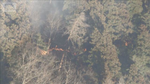 【速報】群馬・上野村で山林火災 現在も延焼 県は自衛隊に災害派遣を要請