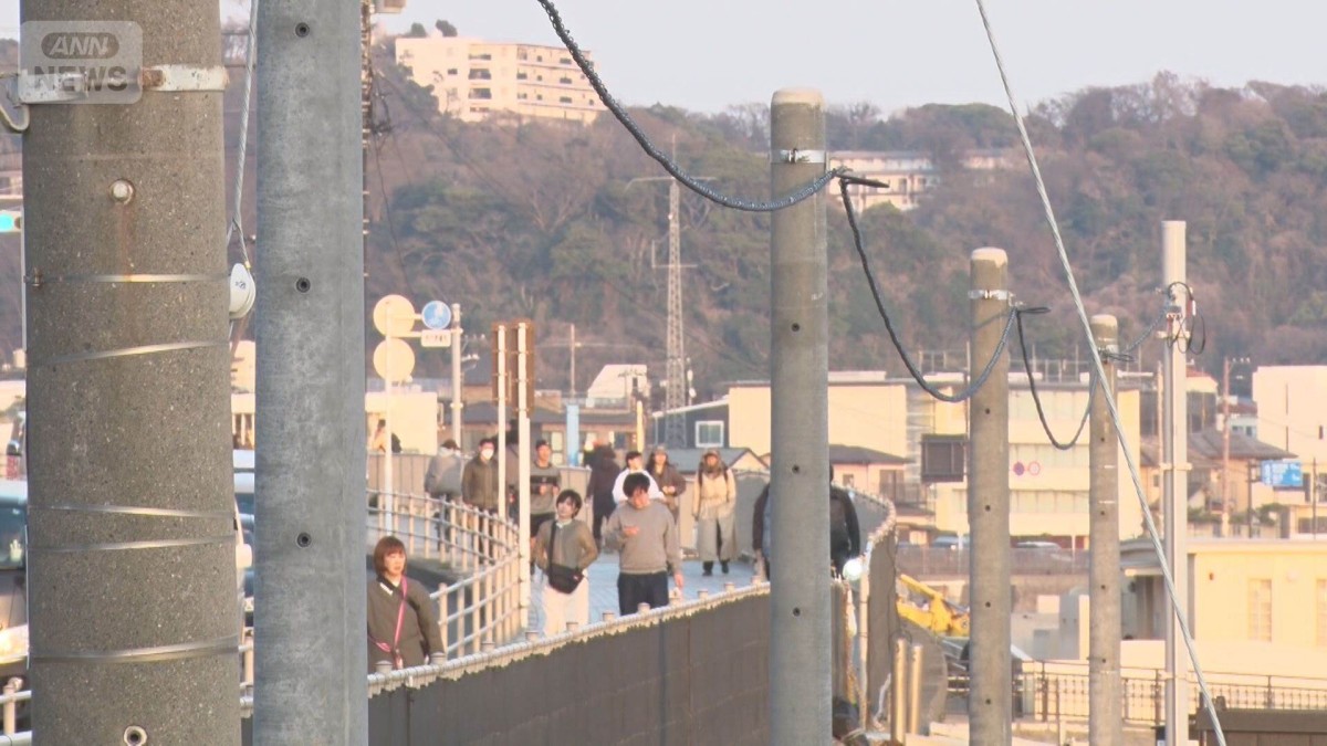 鎌倉・由比ケ浜海岸に市が電柱設置 「景色一変した」一部住民が批判