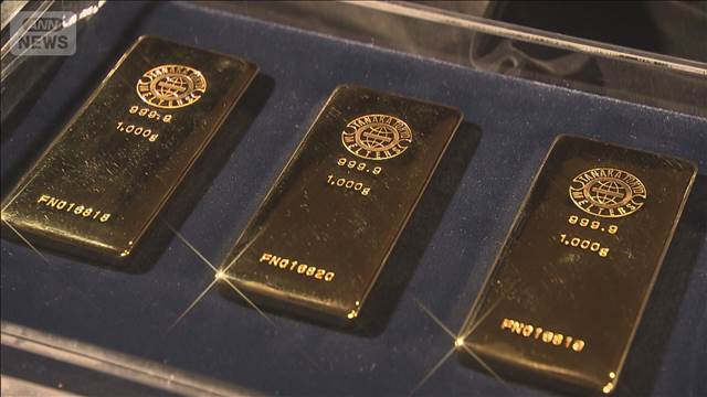 「安全資産」の金下落　2月上旬以来の安値　原油高による株価損失の穴埋めで売られる