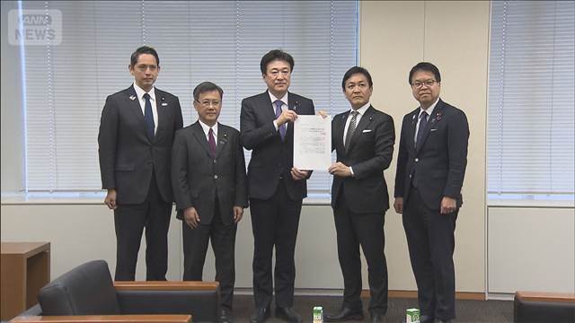 ペルシャ湾の船員の安全確保を提言　国民・玉木代表が木原官房長官と会談