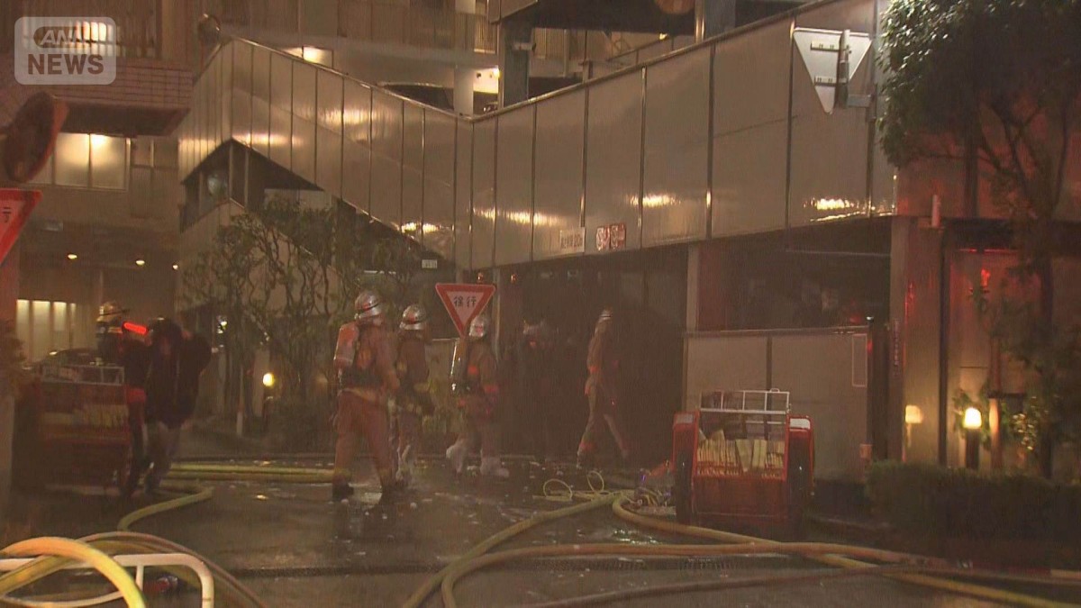 東京・江東区東雲の3階建て立体駐車場で車2台燃える　1人が逃げ遅れの情報も