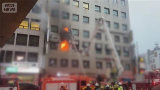 韓国・ソウルのホテル火災　意識不明だった日本人女性死亡