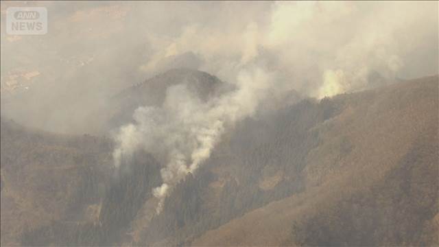群馬・上野村の山火事が7日目に鎮圧　けが人なし