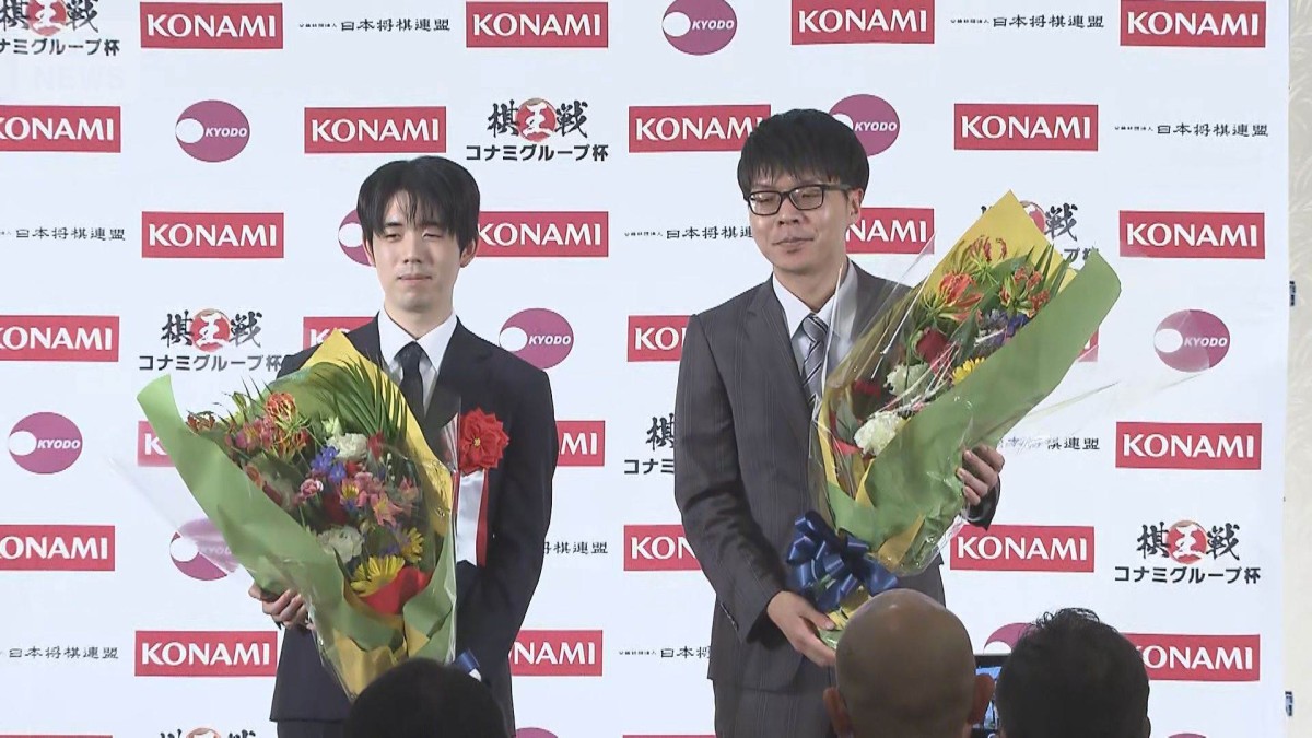 【速報】棋王戦第5局の前夜祭　藤井六冠「熱戦に」　増田八段「作戦は用意してきた」