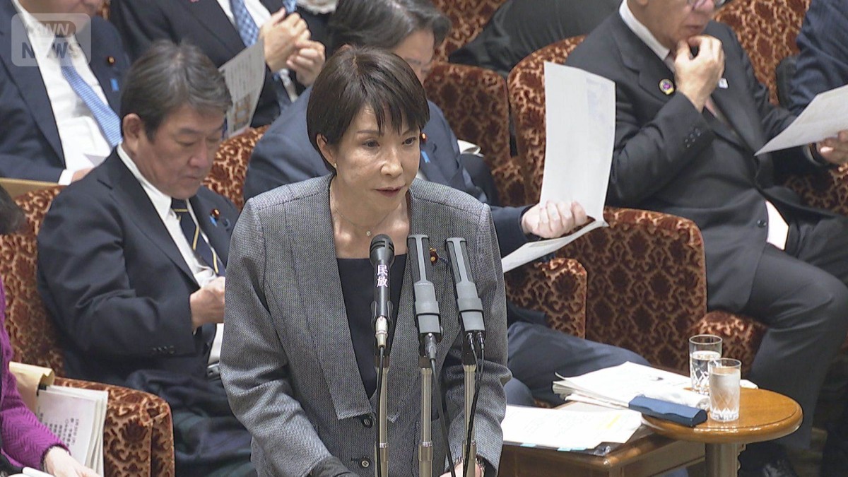 高市総理「非常に難しい状況に」　2026年度予算案の年度内成立