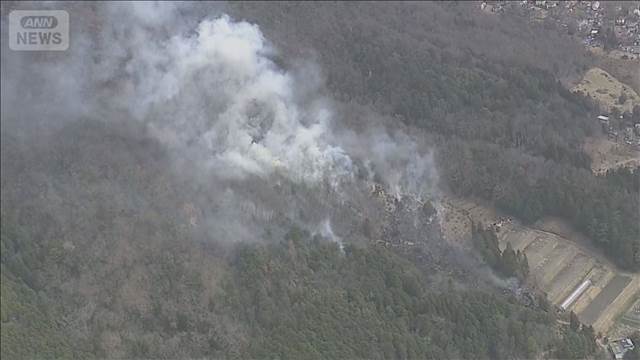 「たばこポイ捨て」枯れ草燃え山火事に　大阪・能勢町