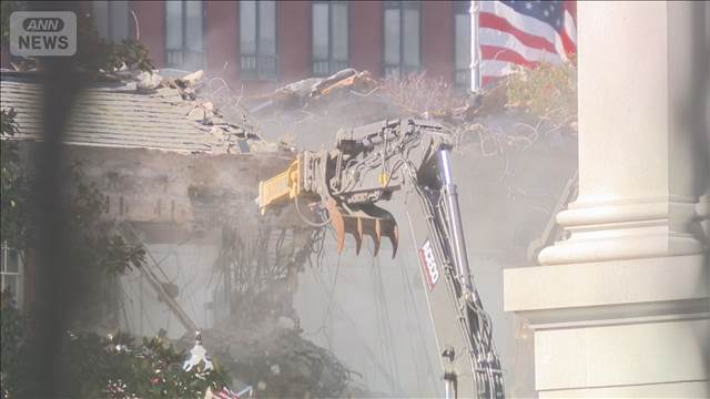 ホワイトハウスの宴会場建設　米地裁が工事停止命じる